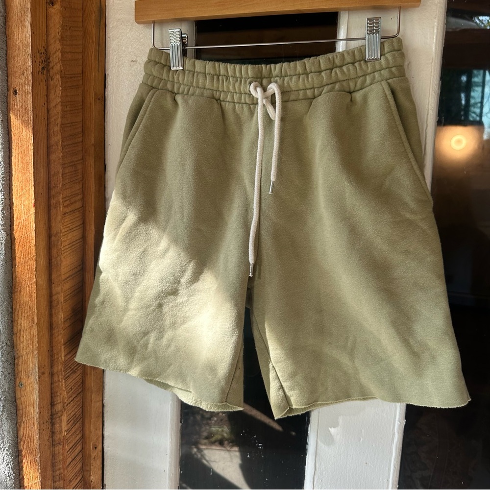 Light Green Lounge Sweat Shorts